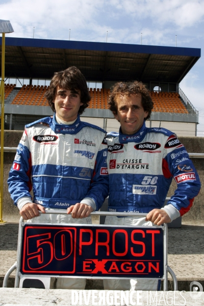 Alain et Nicolas PROST pour la première fois équipiers.