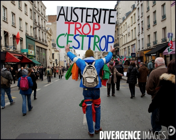 Manifestation contre l austérité