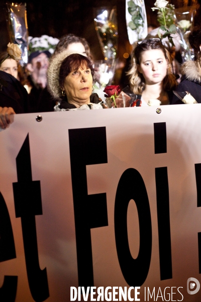 Manifestation contre Golgota Picnic à l appel de Culture et Foi