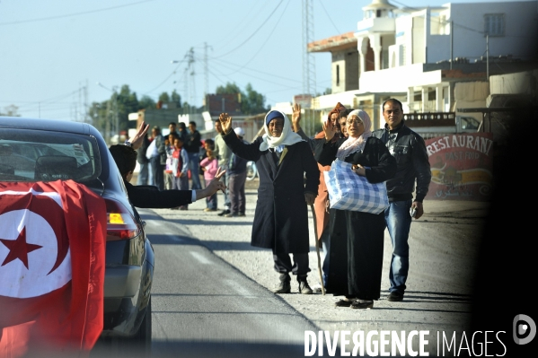 Caravane de remerciements tunis - sidi-bouzid.