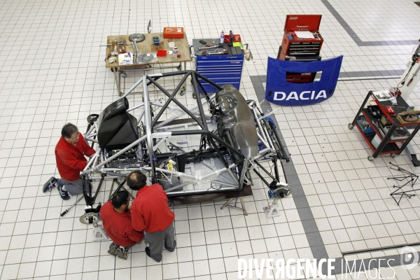 Team DACIA pour le Troophée Andros 2011 / 2012.