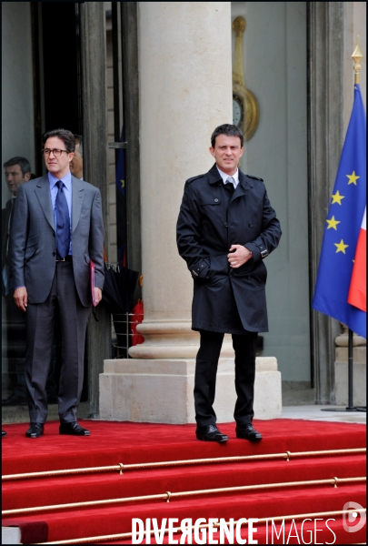 Aquilino Morelle et Manuel Valls