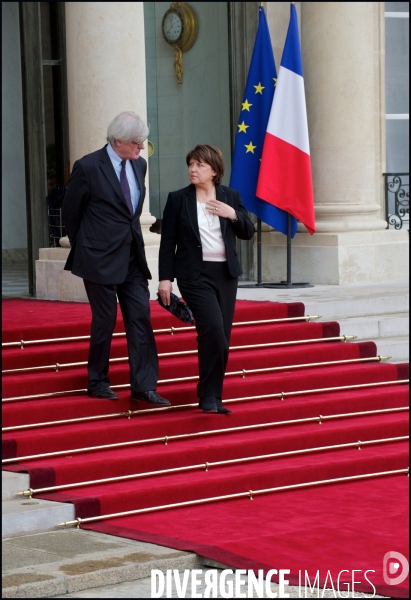 Jean-Louis Brochen et Martine Aubry