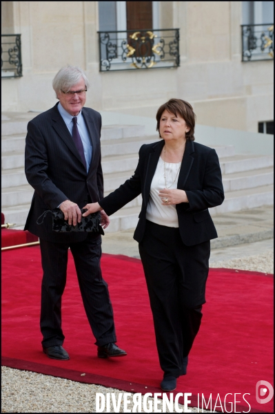 Jean-Louis Brochen et Martine Aubry