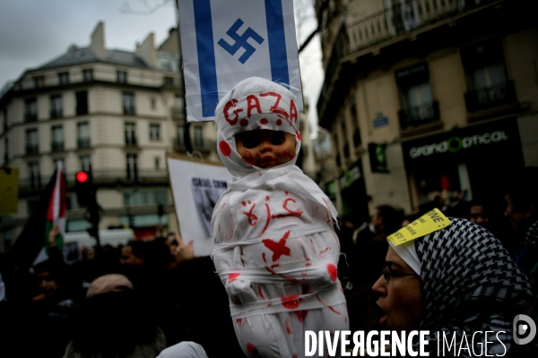 Manifestation Pro Palestinienne Samedi 17 Janvier 2008