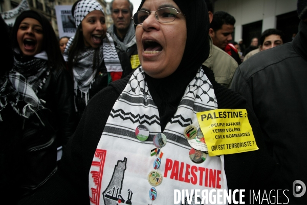 Manifestation Pro Palestinienne Samedi 17 Janvier 2008