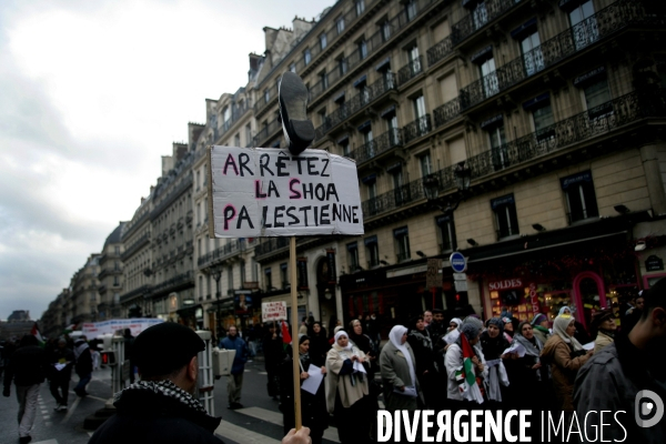 Manifestation Pro Palestinienne Samedi 17 Janvier 2008