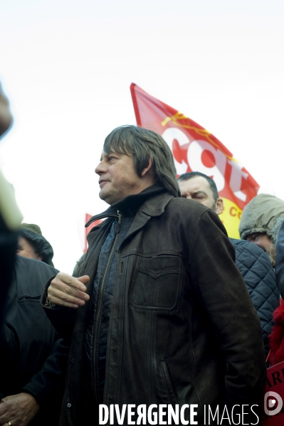 Manifestation intersyndicale contre le plan d austérité.