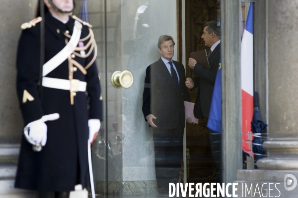 Le président de la République Française Nicolas Sarkozy accueille le président syrien Bachar al-Assad au Palais de l Elysée, pour sa deuxième visite officielle en France.