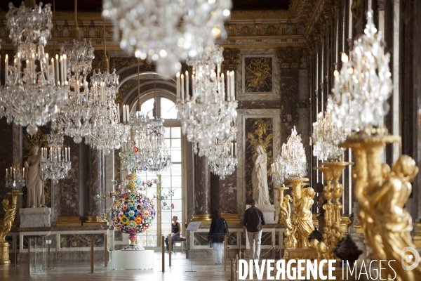 Exposition Murakami dans les salles du chateau de Versailles