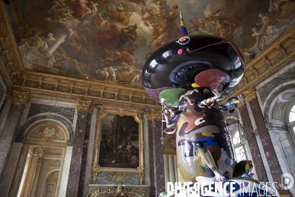 Exposition Murakami dans les salles du chateau de Versailles