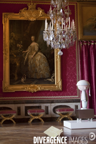 Exposition Murakami dans les salles du chateau de Versailles
