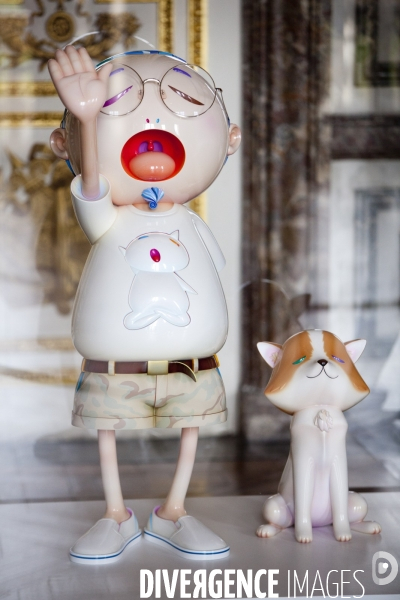 Exposition Murakami dans les salles du chateau de Versailles