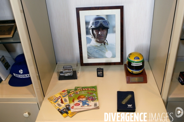 Le bureau d Ayrton SENNA.