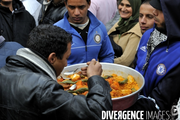 Nouvelle occupation de la kasbah de tunis