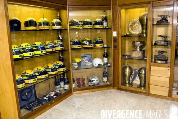 Le bureau d Ayrton SENNA.