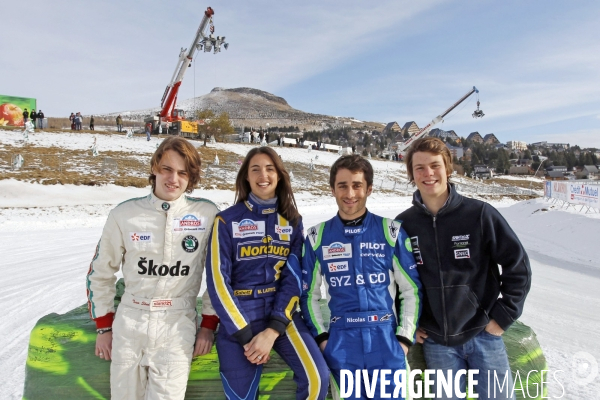 Enfants de pilotes automobiles sur le Trophée Andros.