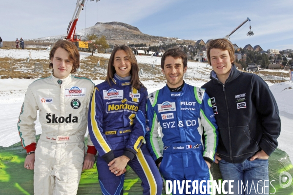 Enfants de pilotes automobiles sur le Trophée Andros.