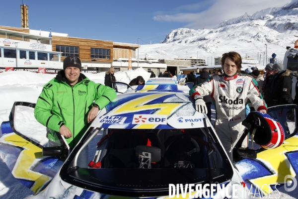 Enfants de pilotes automobiles sur le Trophée Andros.