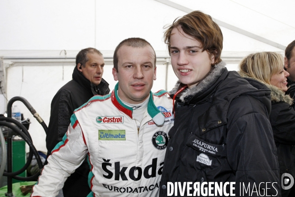 Enfants de pilotes automobiles sur le Trophée Andros.