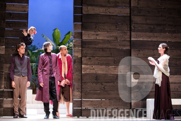 Le Triomphe de l amour de Marivaux, mise en scène de Jacques Osinski