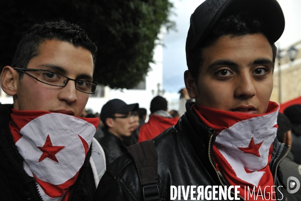 Nouvelle occupation de la kasbah de tunis