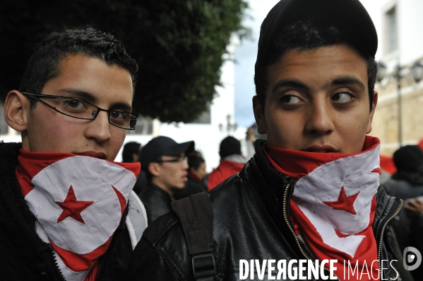 Nouvelle occupation de la kasbah de tunis