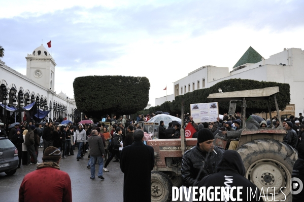 Nouvelle occupation de la kasbah de tunis