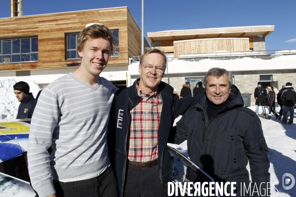 Enfants de pilotes automobiles sur le Trophée Andros.