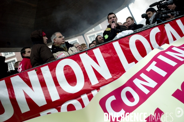 Procès en appel des six salariés de Continental.