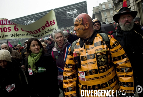 Procès en appel des six salariés de Continental.