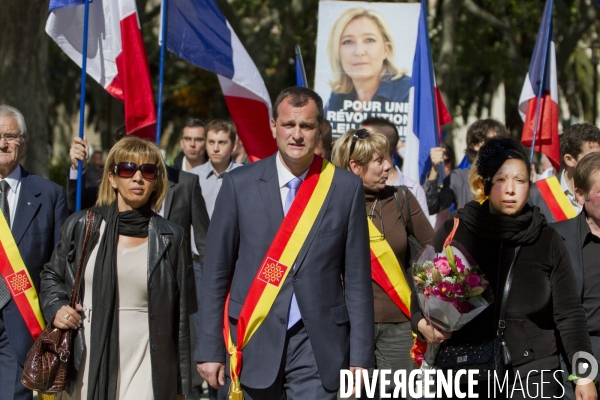 Manifestation FN contre Sarkozy