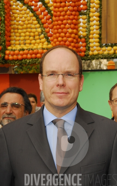 L Inde invite d honneur de cette 74 ieme Fete du Citron inauguree par le Prince Albert II de Monaco
