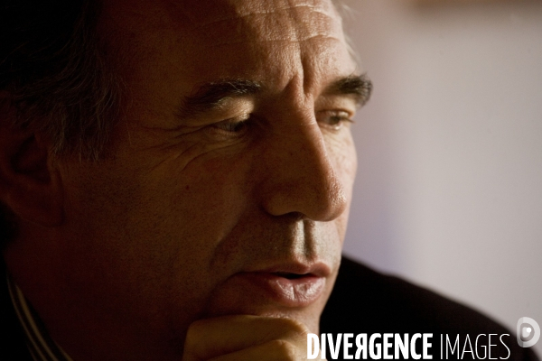 Francois Bayrou en Campagne a  Perpignan