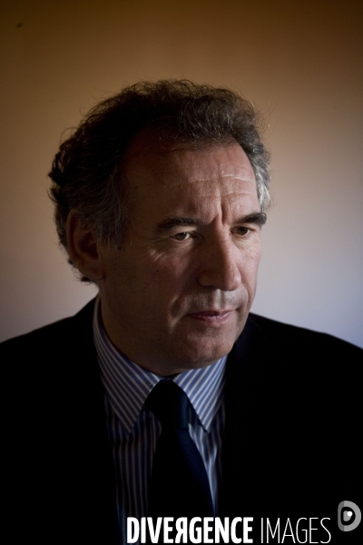 Francois Bayrou en Campagne a  Perpignan