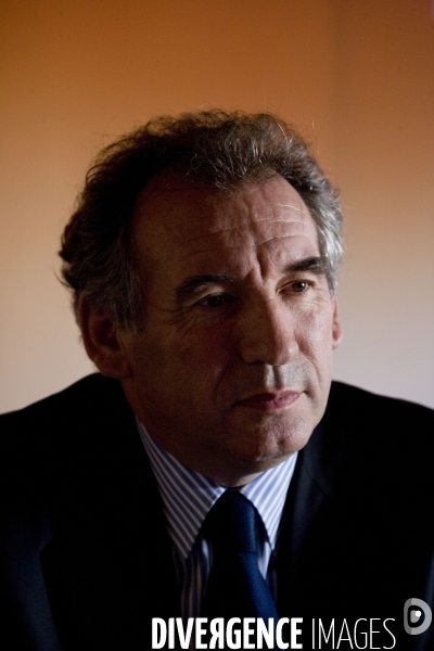 Francois Bayrou en Campagne a  Perpignan