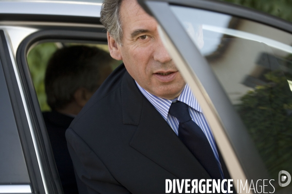 Francois Bayrou en Campagne a  Perpignan