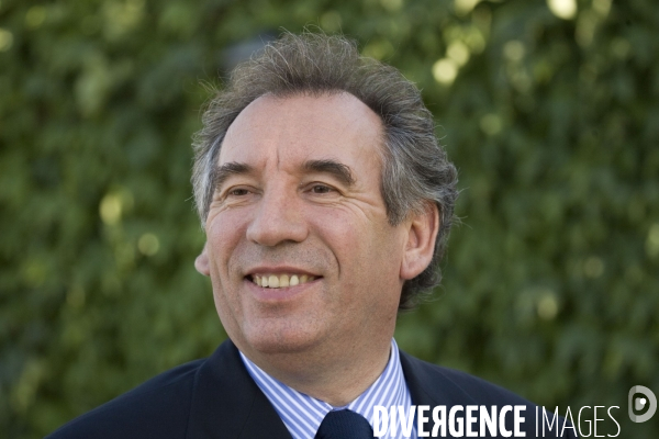 Francois Bayrou en Campagne a  Perpignan