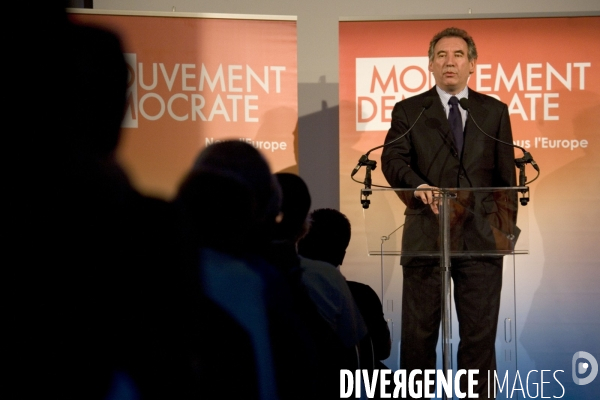 Francois Bayrou en Campagne a  Perpignan