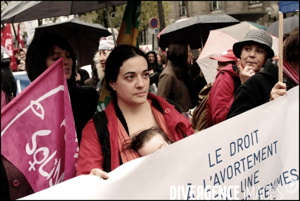 Manifestation Pour l avortement et la contraception.