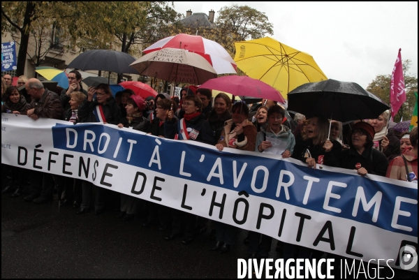 Manifestation Pour l avortement et la contraception.