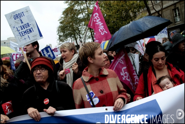 Manifestation Pour l avortement et la contraception.