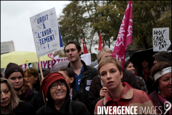 Manifestation Pour l avortement et la contraception.