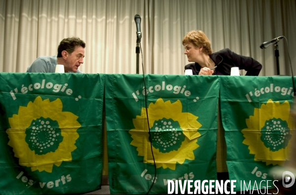 Dernier meeting chez les Verts pour désigner leur candidat à la présidentielle de 2007
