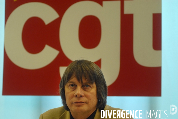 Conférence de presse de la CGT