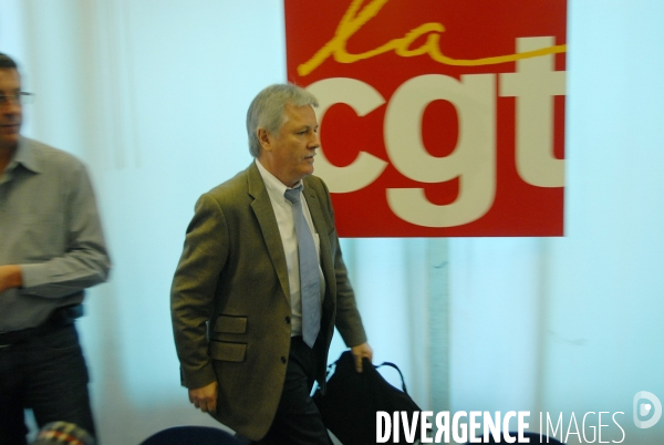 Conférence de presse de la CGT
