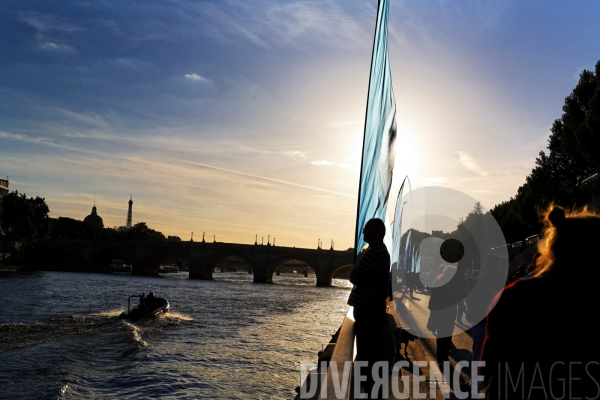 La seine sous haute surveillance pendant Paris plage 2008