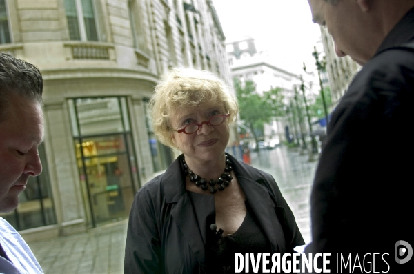 Point presse d Eva Joly.