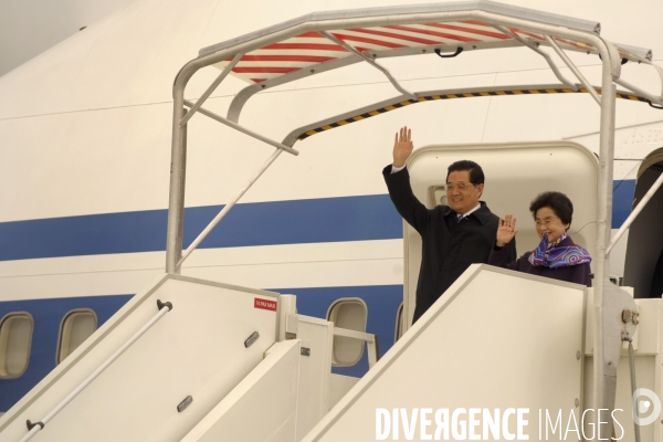 Visite d etat du president hu jintao en france