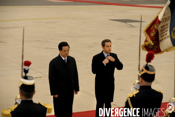 Visite d etat du president hu jintao en france